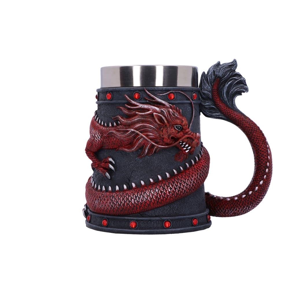 Nemesis Now Dragon Coil Tankard Red 16cm 10990₽