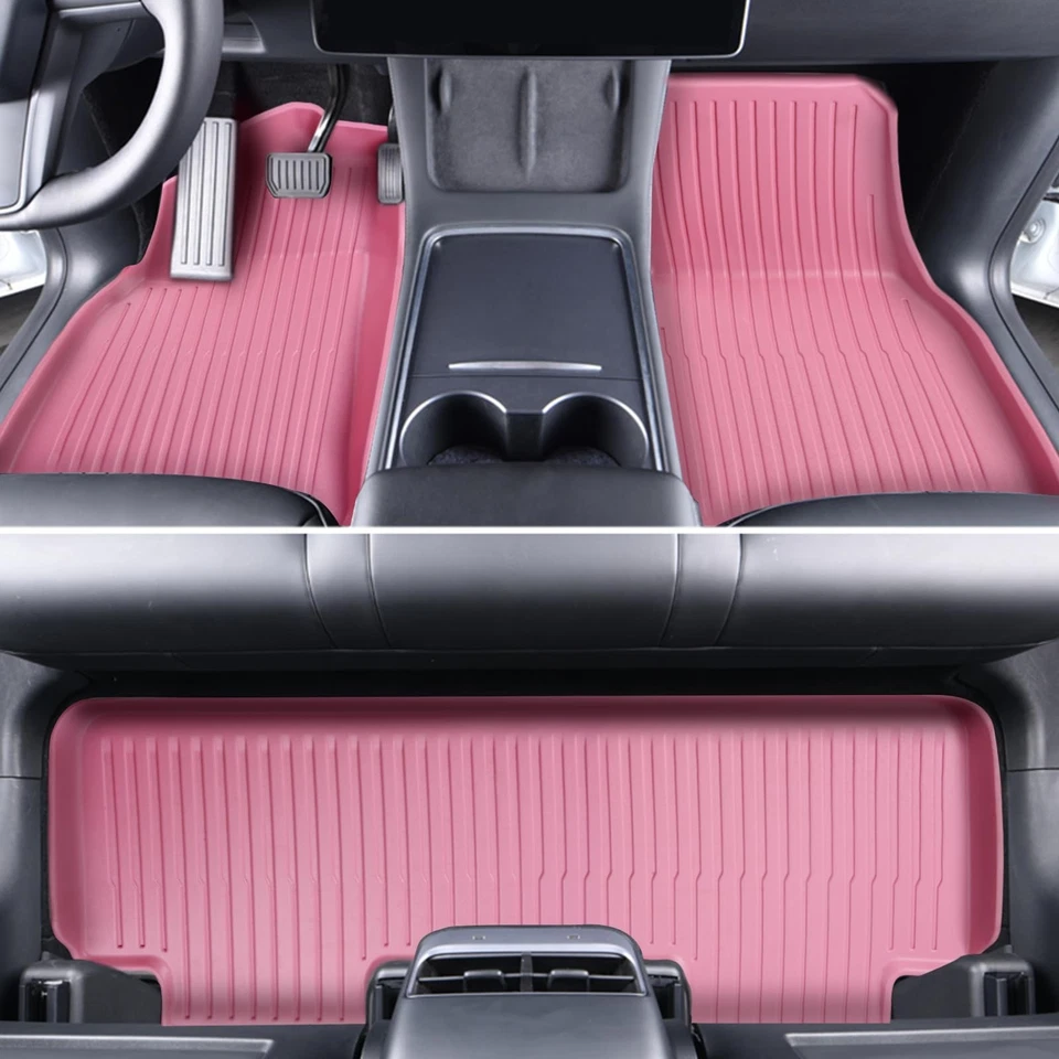 Tapetes automotivos compatíveis com Tesla Model Y 5 lugares 2020-2024, todos com... - Imagem 2 de 4