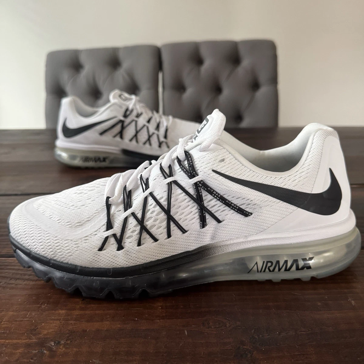 【極美品】NIKE AIR MAX 2015 ホワイト 26cm エアマックス Preços baixos em Nike Air Max 2015 White | eBay
