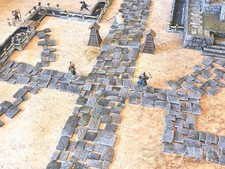 Japanese Samurai Stone Path Set  28mm Terrain...