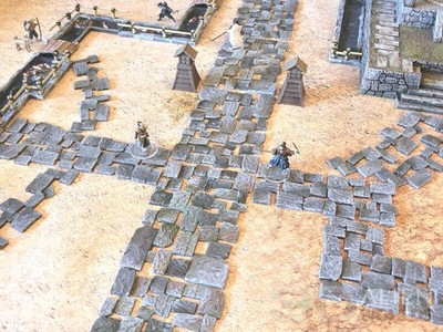 Japanese Samurai Stone Path Set  28mm Terrain  Wargaming Scenery