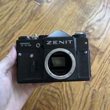 Zenit TTL 35mm Film SLR Camera Body Soviet Russian M42 Mount Tested