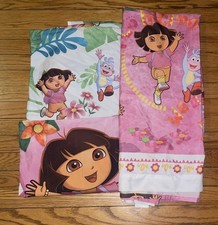 Dora the Explorer Twin Sheets  Pillowcases X 2