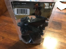 ElectroBraid Electric Fence Hotwire Roller Insulators 10 Qty Model 1ROLLB10- EB