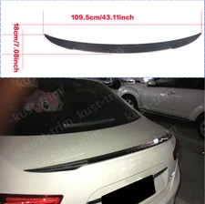 for Maserati Ghibli 2014-2020 DRY Carbon Fiber Refit Rear Trunk Spoiler Lid Wing