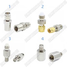 1x SMA Male Female to FME Male Female Plug Jack Straight Adapter RF Connector