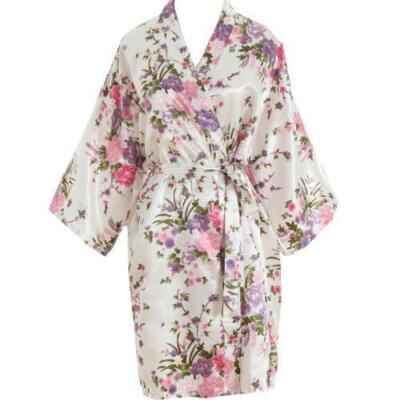 ladies short dressing gown Womens Cotton Robe Lightweight Short Bathrobe Soft Loungewear - On Sale -  Bed Bath & Beyond