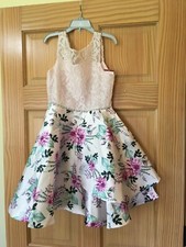 NWT Emily Rose Special Occasion Dress Girls Lace Floral Easter Weddings