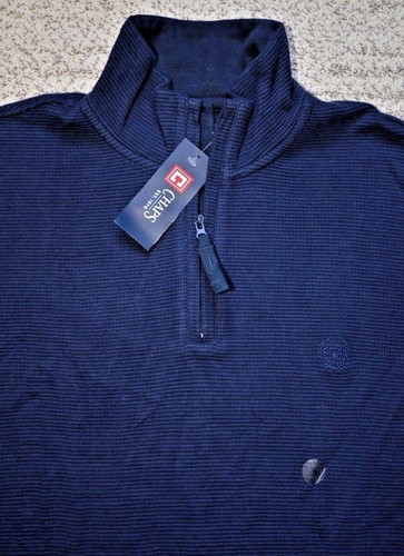 PULLOVER. Quarter Zip. Chaps . S,M,L,XL,2XL. NWT.100% Cotton. Long Sleeve.$47 - Picture 5 of 10