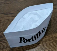 Classic Vintage 1950's Style Portillo's Chicago Doughnut Beef Hot Dog Paper Hat