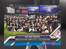 24/49! ALL RISE! NY Yankees* Seal AL East Division 2024 MLB Topps NOW - Card 759