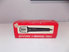 Realistic 33-1041 Cardioid Dynamic Microphone In Box Untested Sold As Parts