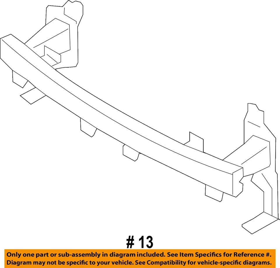 Used Front Bumper Assembly Front fits: 2015 Lincoln Mkz w/o automatic park Front Foto 4 de 4