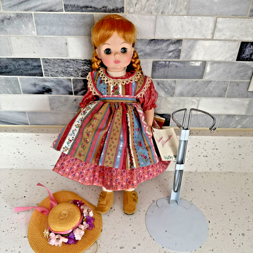 Vintage McGuffy Ana by Madame Alexander #1526 Retired hat baby doll hat dress