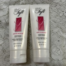 Avon Skin So Soft Replenishing Hand Cream Soft Sensual 3.4 fl oz Lot of 2