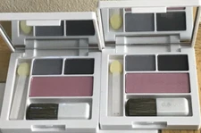 2 x Clinique All About Shadow Duo CX Grey Matters/22 Jeans Heels/Blush 14 Iced L
