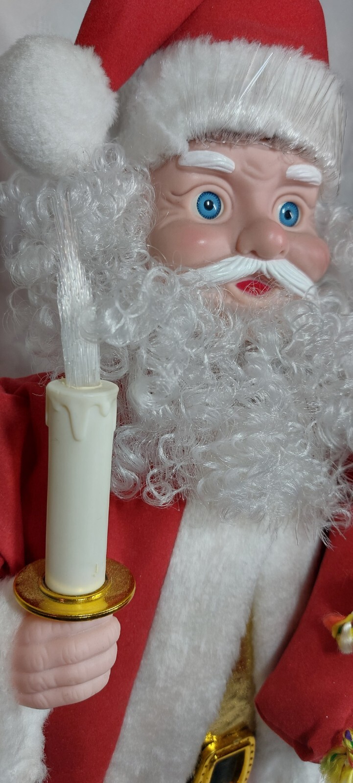 WILKINSONS (WILKOS) Large 20" Vintage Father Christmas Fibre Optic