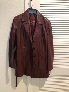 vintage etienne aigner leather jacket