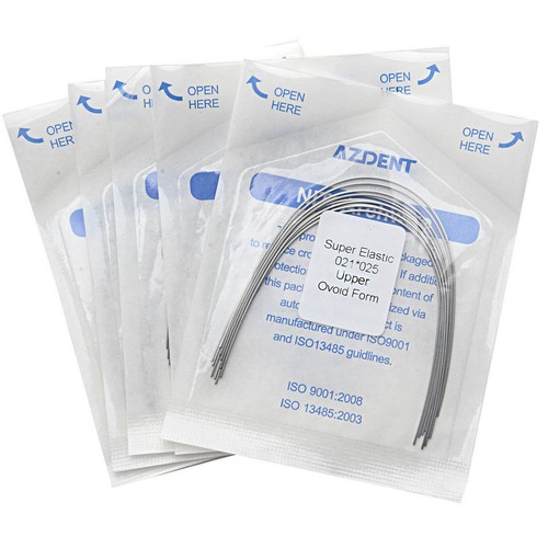 Dental Orthodontic Arch Wire Wires Oval Form Stainless Steel Round/Rectangular - Photo 201/208