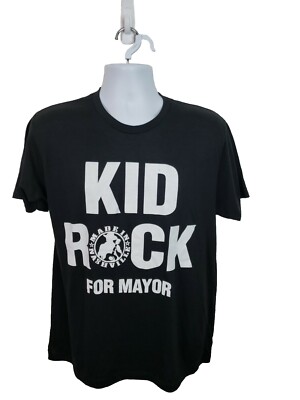 Tultex Kid Rock For Mayor Made in Nashville Promo Rock Band