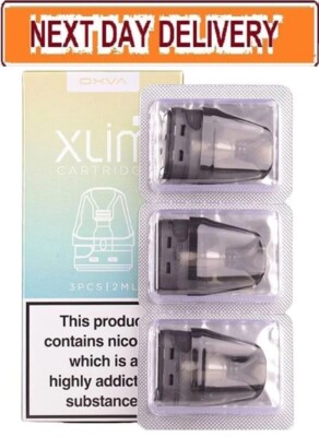 OXVA Xlim V2 Pods 0.8 1.2 Replacement Pack Of 3 Pods - For Oxva Xlim POD  Kits | eBay UK