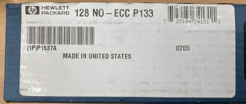 P1537A - HP 128MB 66MHZ PC66 NON-ECC UNBUFFERED CL3 168-PIN DIMM MEMORY MODULE - Picture 2 of 4