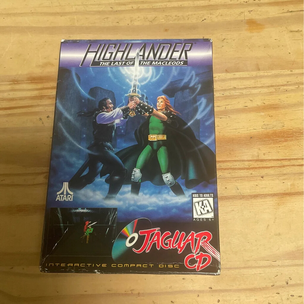 Highlander Atari Jaguar CD CIB