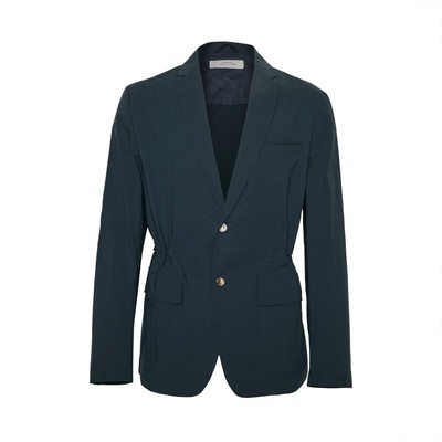 Men's Versace Collection Dark Blazer with Gold Button Detailing