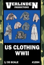 1/35 WWII US Soldier Clothing VERLINDEN 1594 Resin Model Kits
