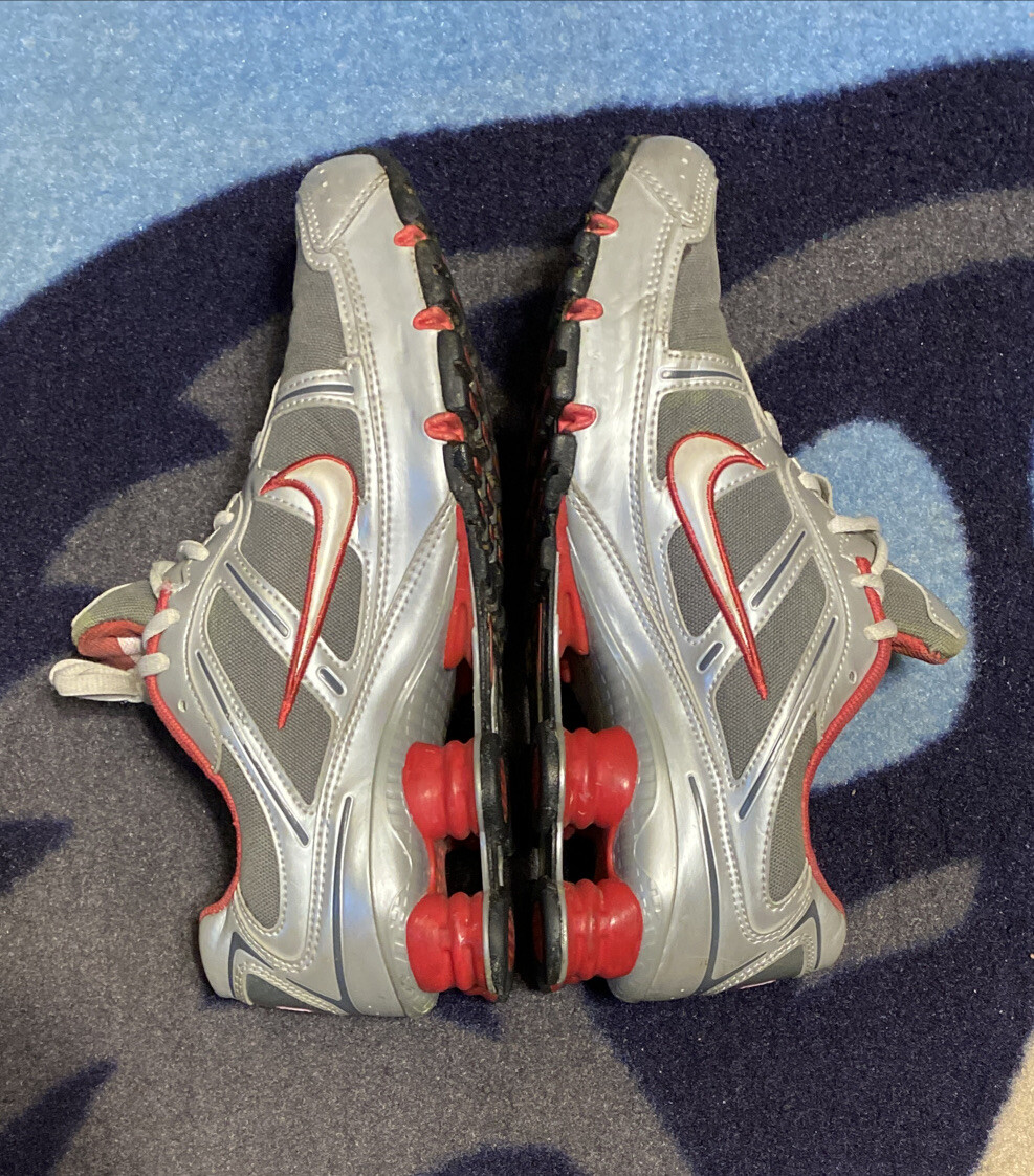 Nike Shox NZ Remix+ Run Active Gym Shoes 331152-011 Silver Pink 2008 Women’s 8.5 image 3