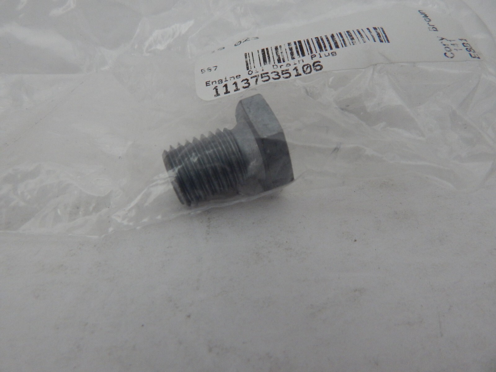 BMW 11137535106 Genuine Engine Oil Drain Plug New | eBay