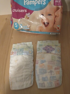 Vintage Pampers Cruisers Diapers Size From 2015!