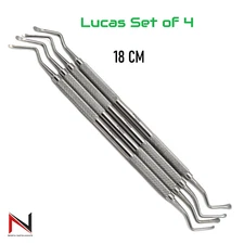 Dental Periodontal Extraction Lucas Bone Curettes Set Surgery Dentist Tools CE