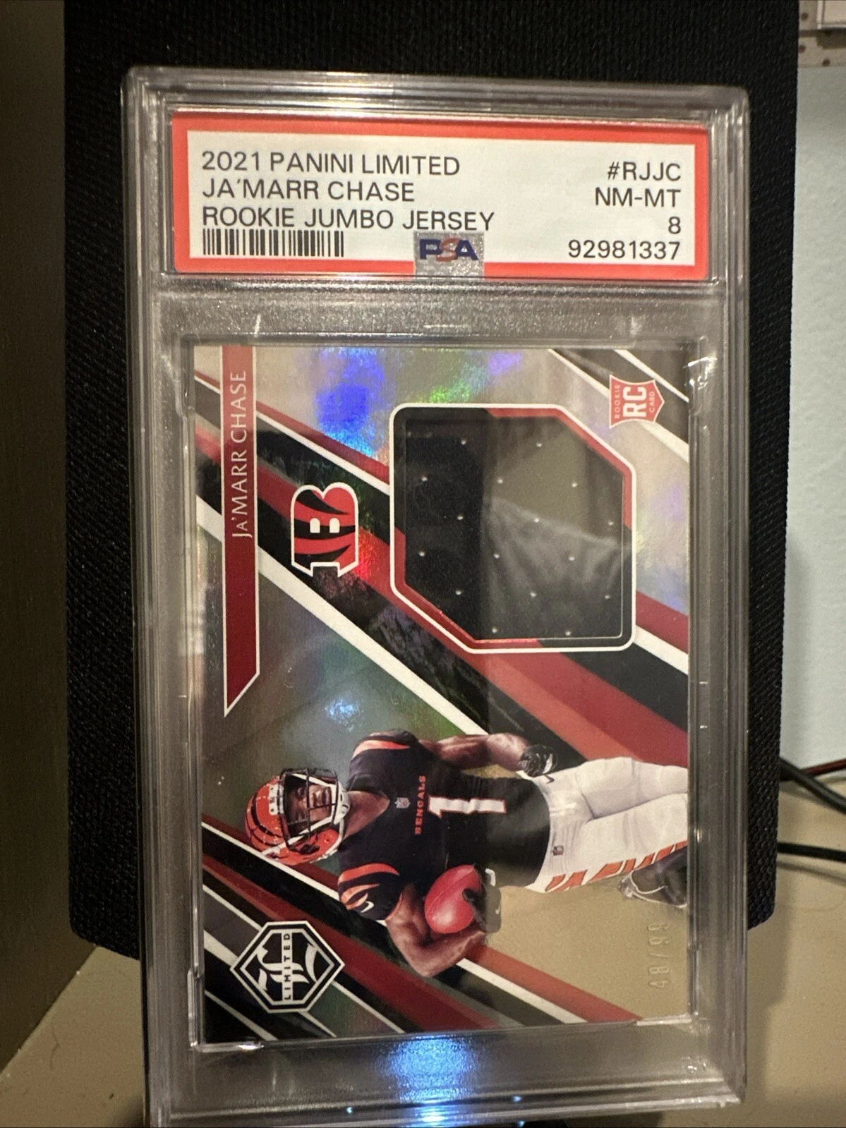 JaMarr Chase Panini Limited Rookie Jumbo Jerseys #RJJC Base