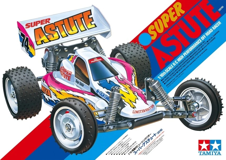 Tamiya 1/10 RC 47381 Super Astute 2018 2WD Buggy - image 1 of 4