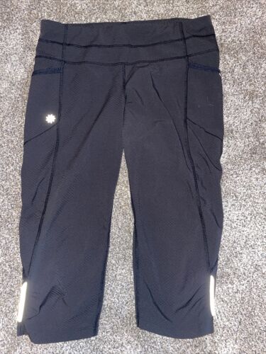 Athleta Women's Black Capri Athletic Pants Size Sm