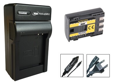 Ladegerät + Akku für Canon NB-2L - Canon LEGRIA HF R16, R17, R18, R106 / HV40