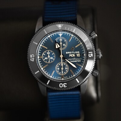 Breitling Superocean 44 Blue Dial Outerknown M13313 (Full Set)