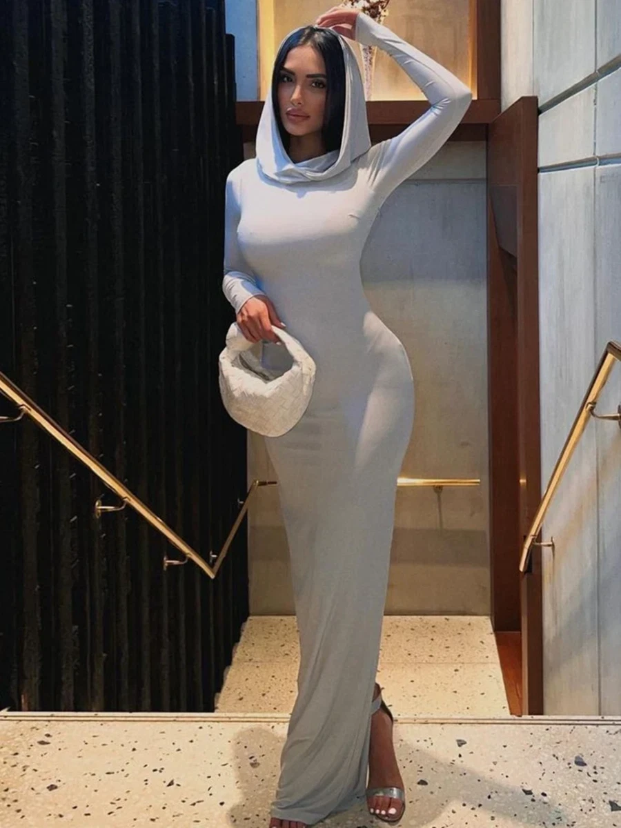 Long bodycon 2025 maxi dress