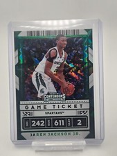 2020-21  Jaren Jackson Jr Panini Contenders Green Explosion Game Ticket #45