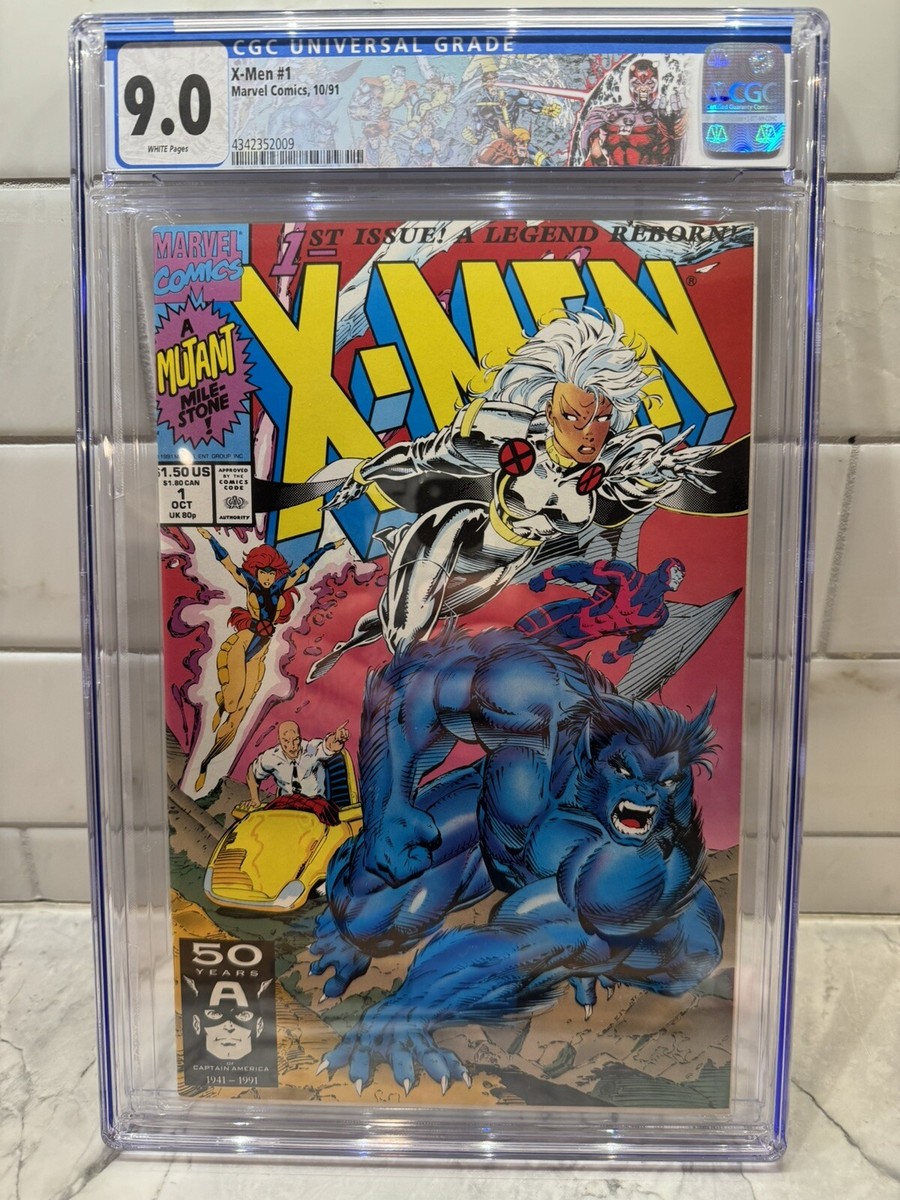 X-Men #1 CGC 9.0 Storm Cover, Jim Lee Marvel 10/91 | eBay