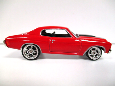 HOT WHEELS - 1970 CHEVROLET CHEVELLE SS 454 - REAL RIDERS - 1/64