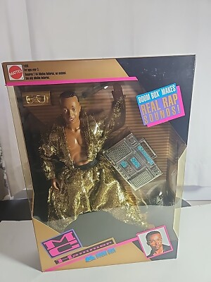 Vintage 1991 Mattel MC Hammer Doll Boom Box Real Rap Sounds = Factory SEALED !!!