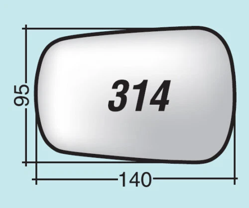 Assemblaggi di specchietti retrovisori laterali neri Ford per auto