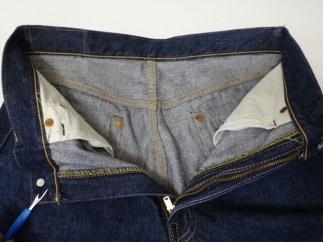 Vintage OG 1950s LEVIS 501 ZXX Guaranteed Patch Hidden Rivet Vintage OG 1950s LEVIS 501 ZXX Guaranteed Patch Hidden Rivet