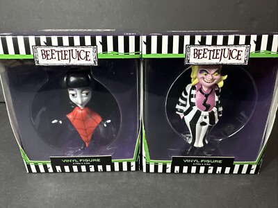Beetlejuice Animated Series 4.5  Beetlejuice & Lydia Vinyl Figure Set Culturefly