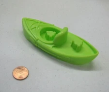 New Fisher Price Little People LIME GREEN KAYAK BOAT CANOE Water Sports