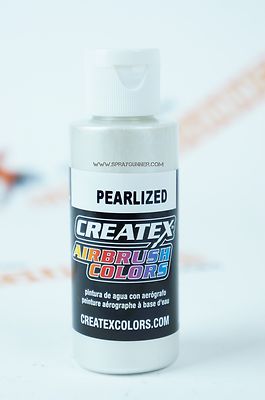 Createx Airbrush Colors 5310 Pearl White 2oz. water-based pearlized paint 