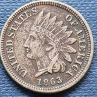 1863 Indian Head Cent 1c Better Grade #91803