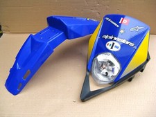 Lot Derbi Senda DRD XTREME 50 cc 2012 carénage téte de fourche phare pare boue .